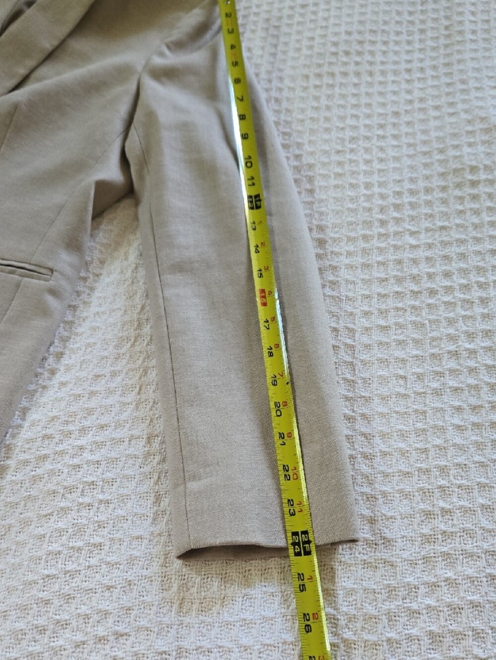 NWT JCrew Womens Beige Shawl Collar Linen Single-Button Blazer - Picture 7 of 7